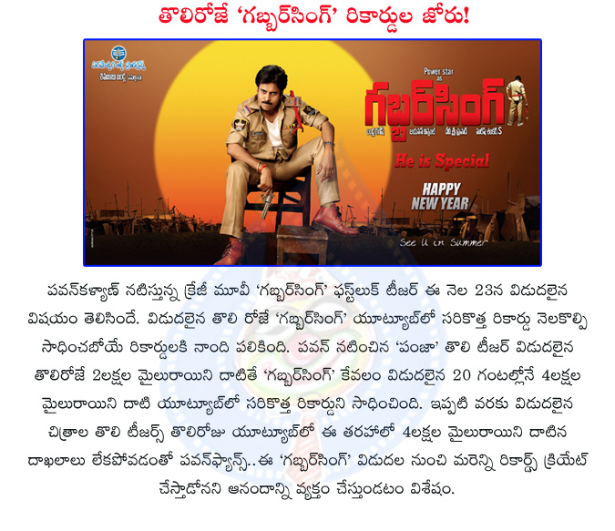 gabbar singh first look teaser,pawan kalyan gabbar singh movie,gabbar singh first look teaser,pawan kalyan,shruti hassan,pawan with shruti hassan,pawan new movie gabbar singh,gabbar singh movie cast and crew,gabbar singh you tube records  gabbar singh first look teaser, pawan kalyan gabbar singh movie, gabbar singh first look teaser, pawan kalyan, shruti hassan, pawan with shruti hassan, pawan new movie gabbar singh, gabbar singh movie cast and crew, gabbar singh you tube records